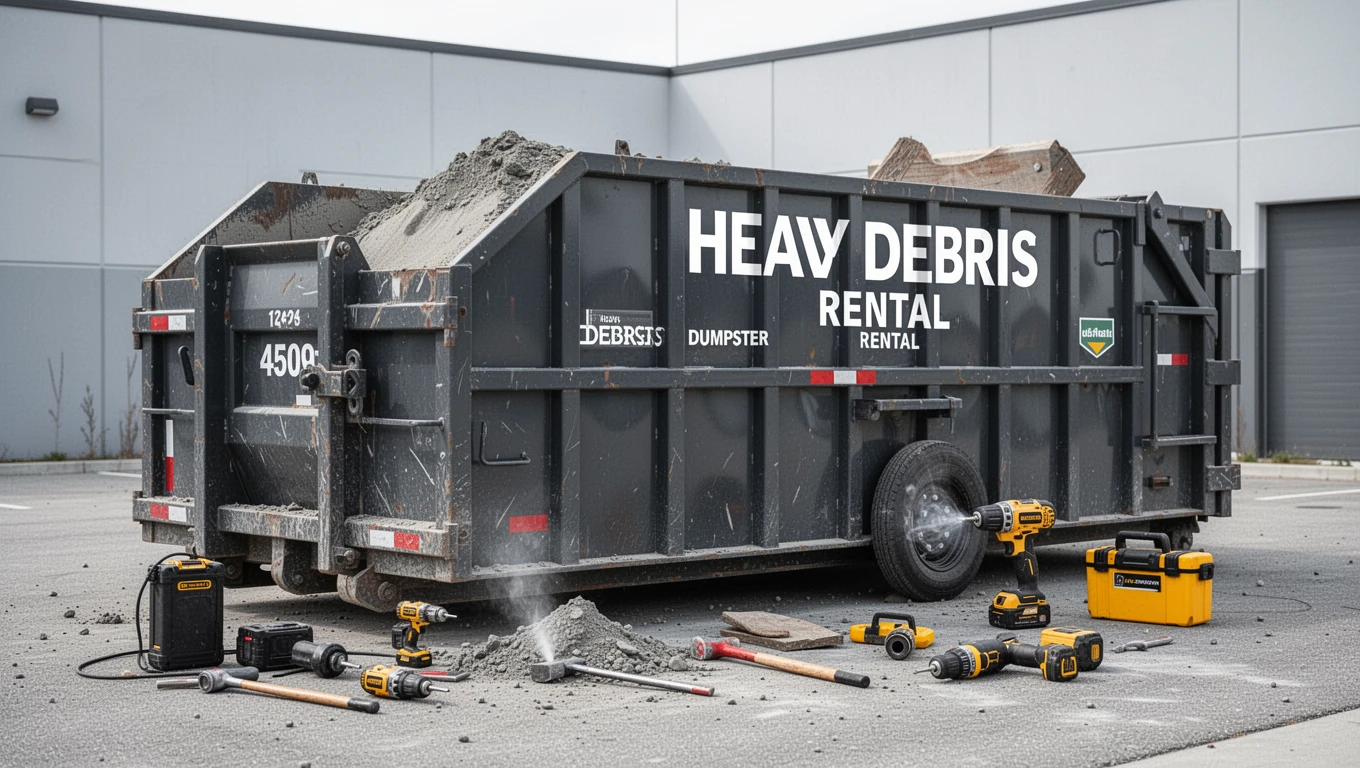 Heavy Debris Dumpster Rental