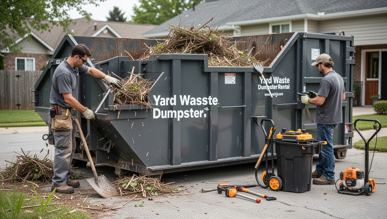 Yard Waste Dumpster Rental