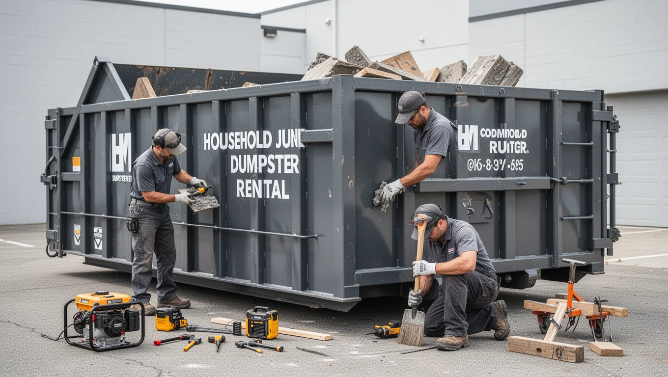 Household Junk Dumpster Rental